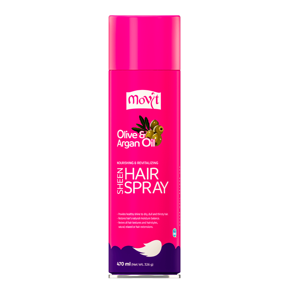 Movit Sheen Hair Spray Olive Oil - Image 2