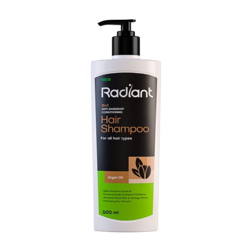 Radiant Anti-Dandruff Argan Oil Hair Shampoo - Image 1